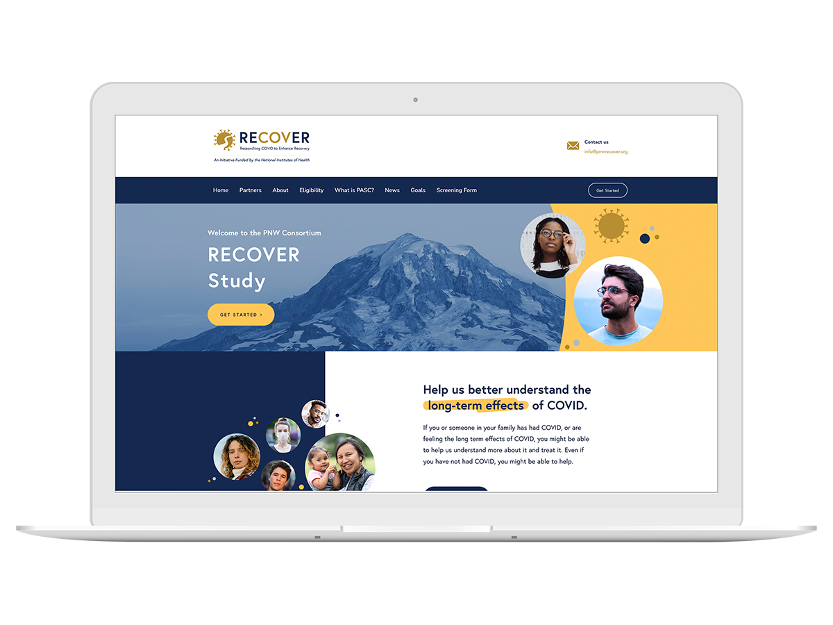 PNW RECOVER landing page