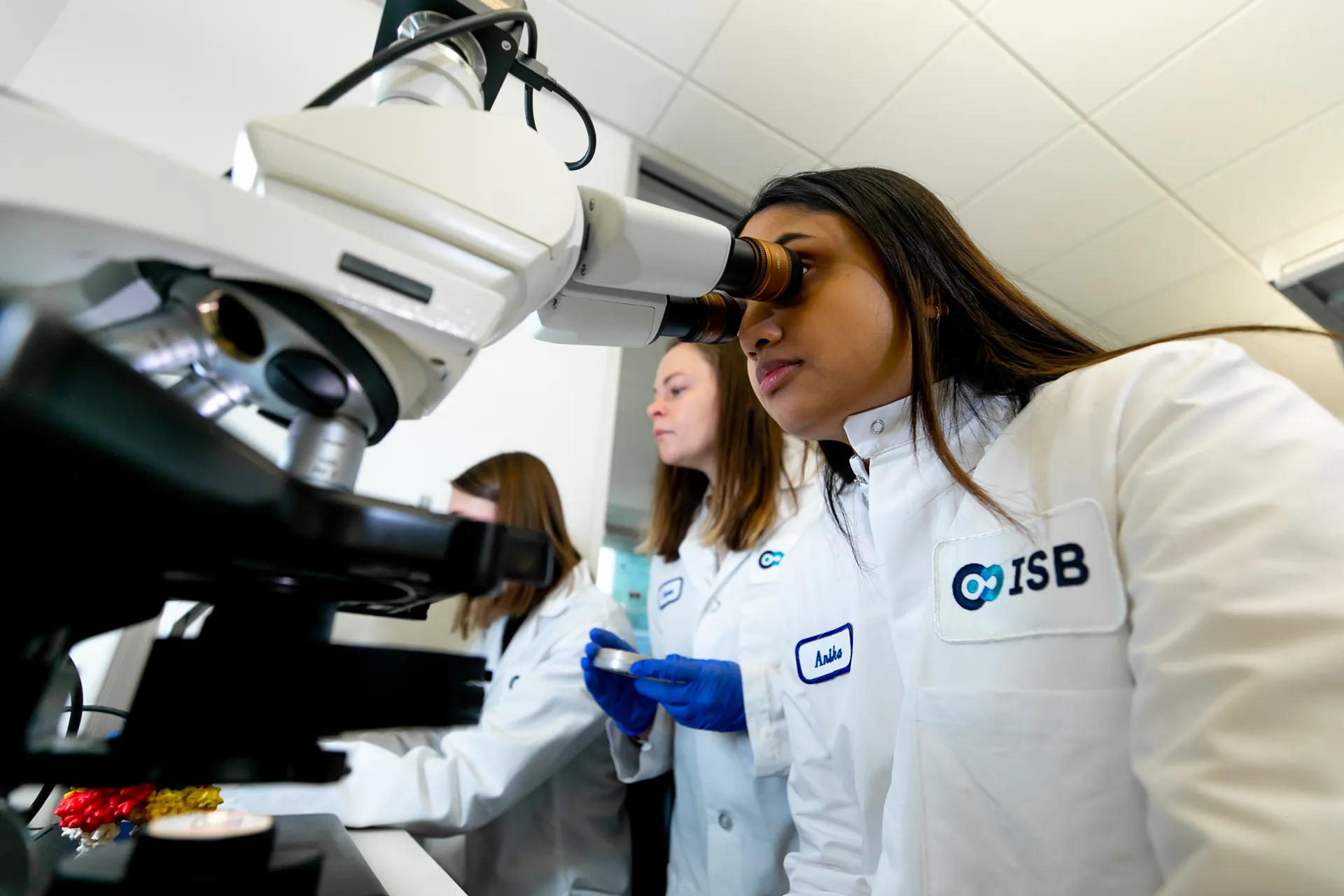 woman working in a lab