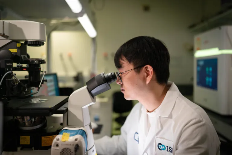 man working in a lab