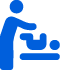 woman and baby icon