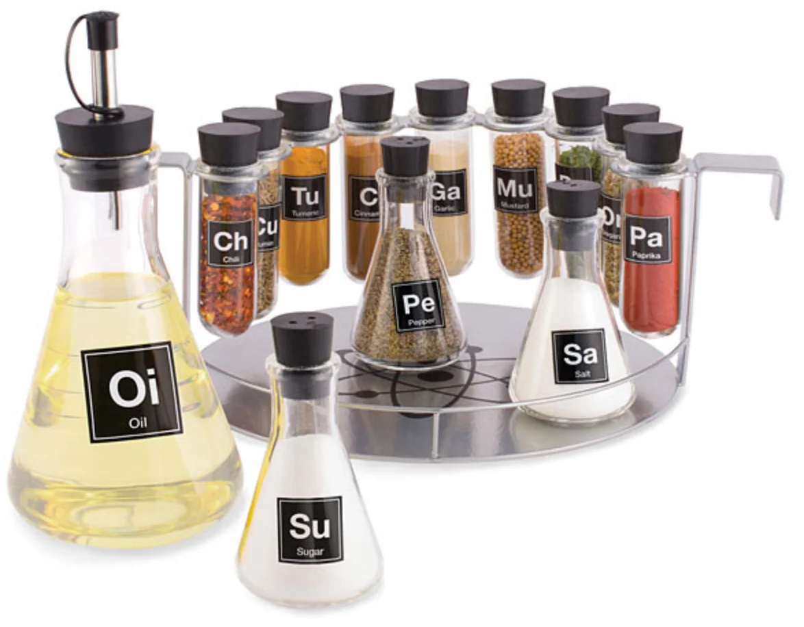 Chemist spice rack