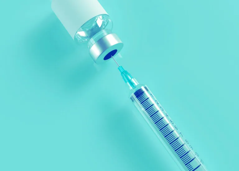 a syringe