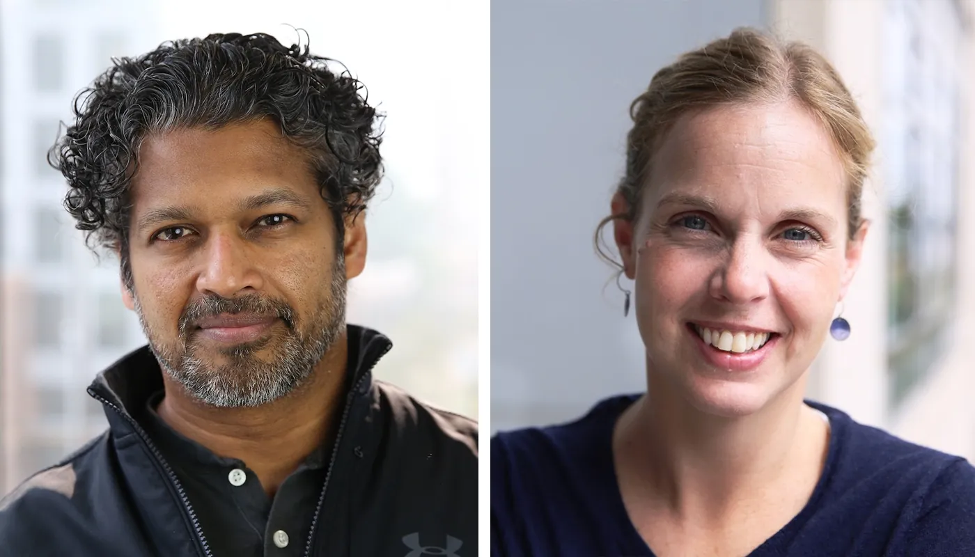 Drs. Nitin Baliga and Eliza Peterson