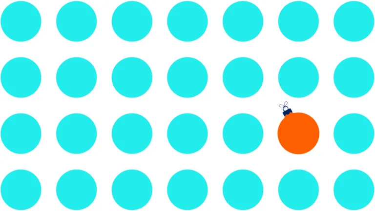 holiday ornament graphic