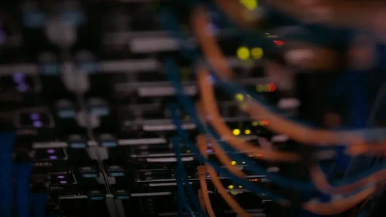 a bunch of chords to a machine