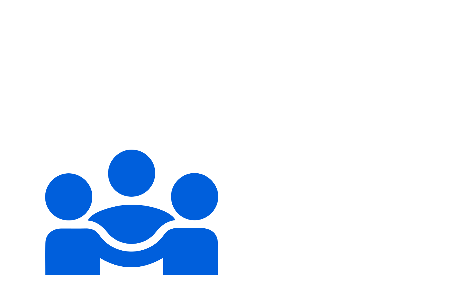 people holding each other icon