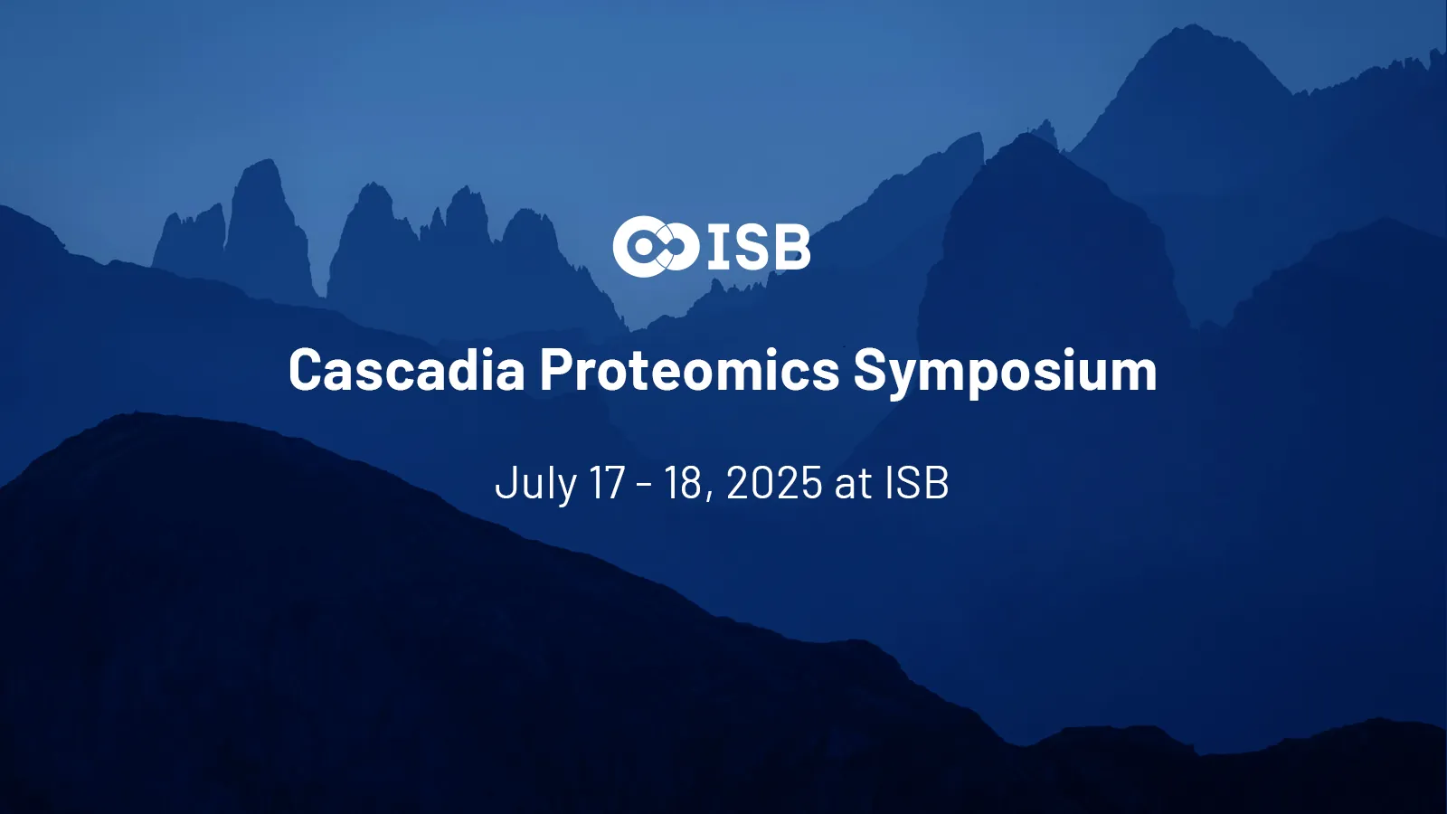 Cascadia Proteomics Symposium banner