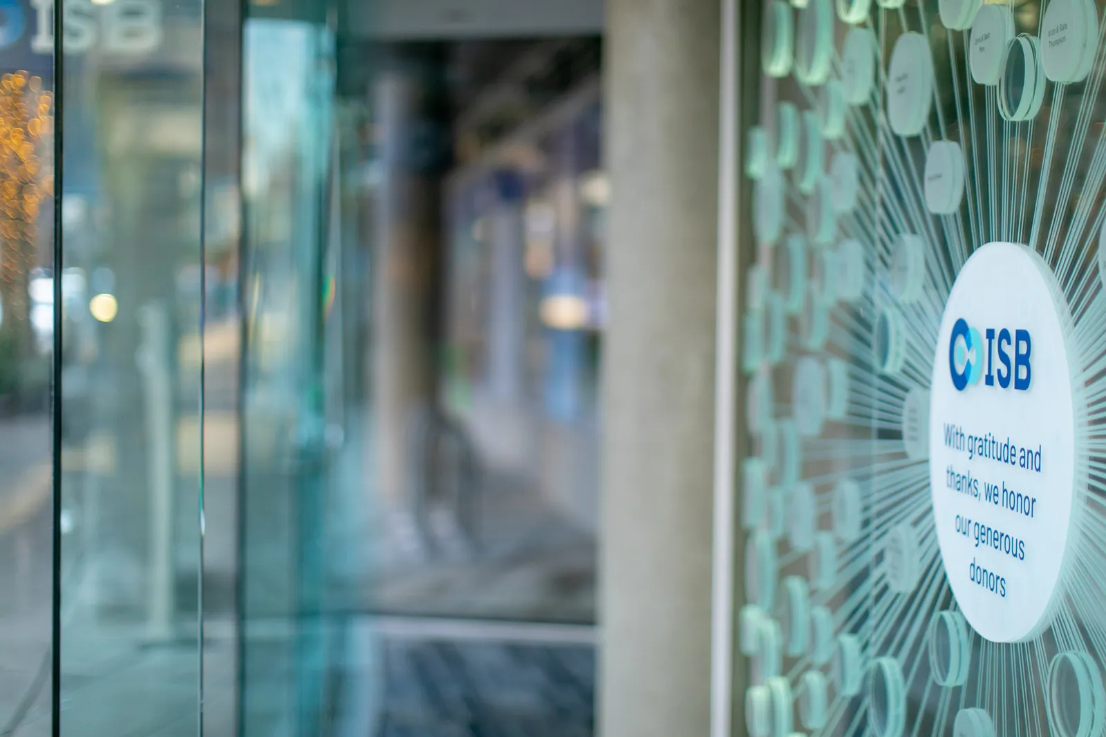 ISB Donor Wall