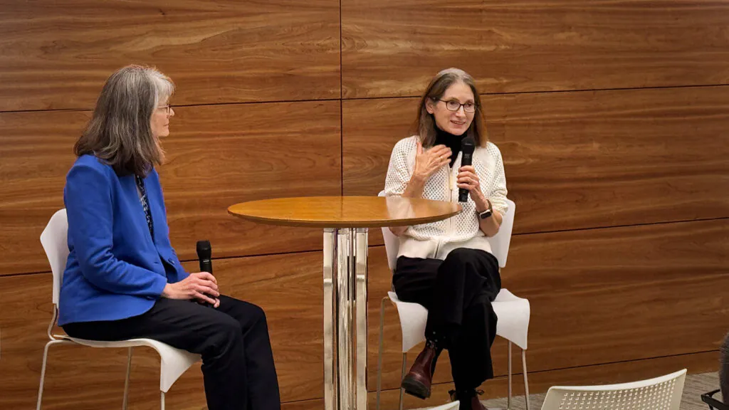 Mary Brunkow, PhD, and Katie Hafner discuss women in science on June 11, 2026.